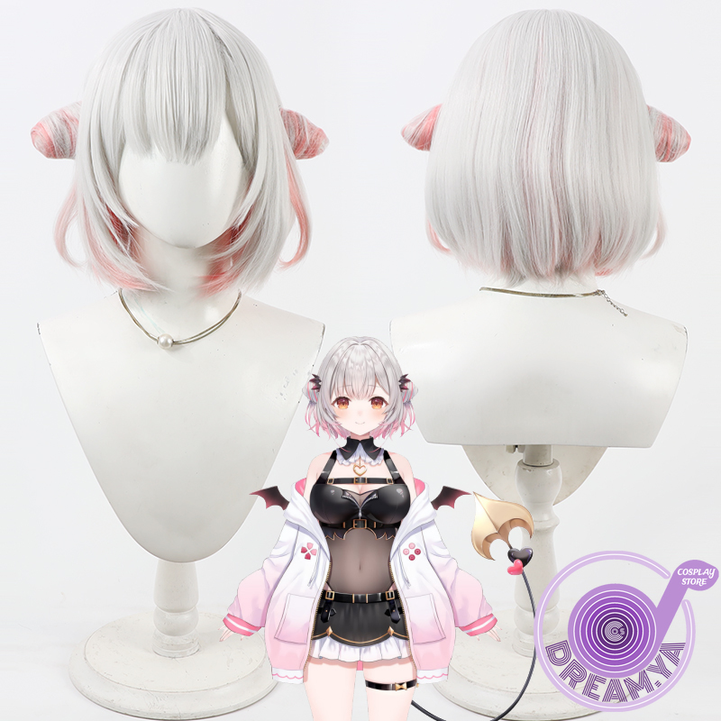 Synthetic Wigs - Suou Patra-Peluca de Cosplay Vtuber, pelo