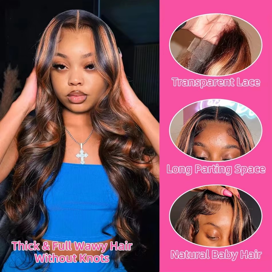 Lace Front Wigs - Pelucas de cabello humano con encaje