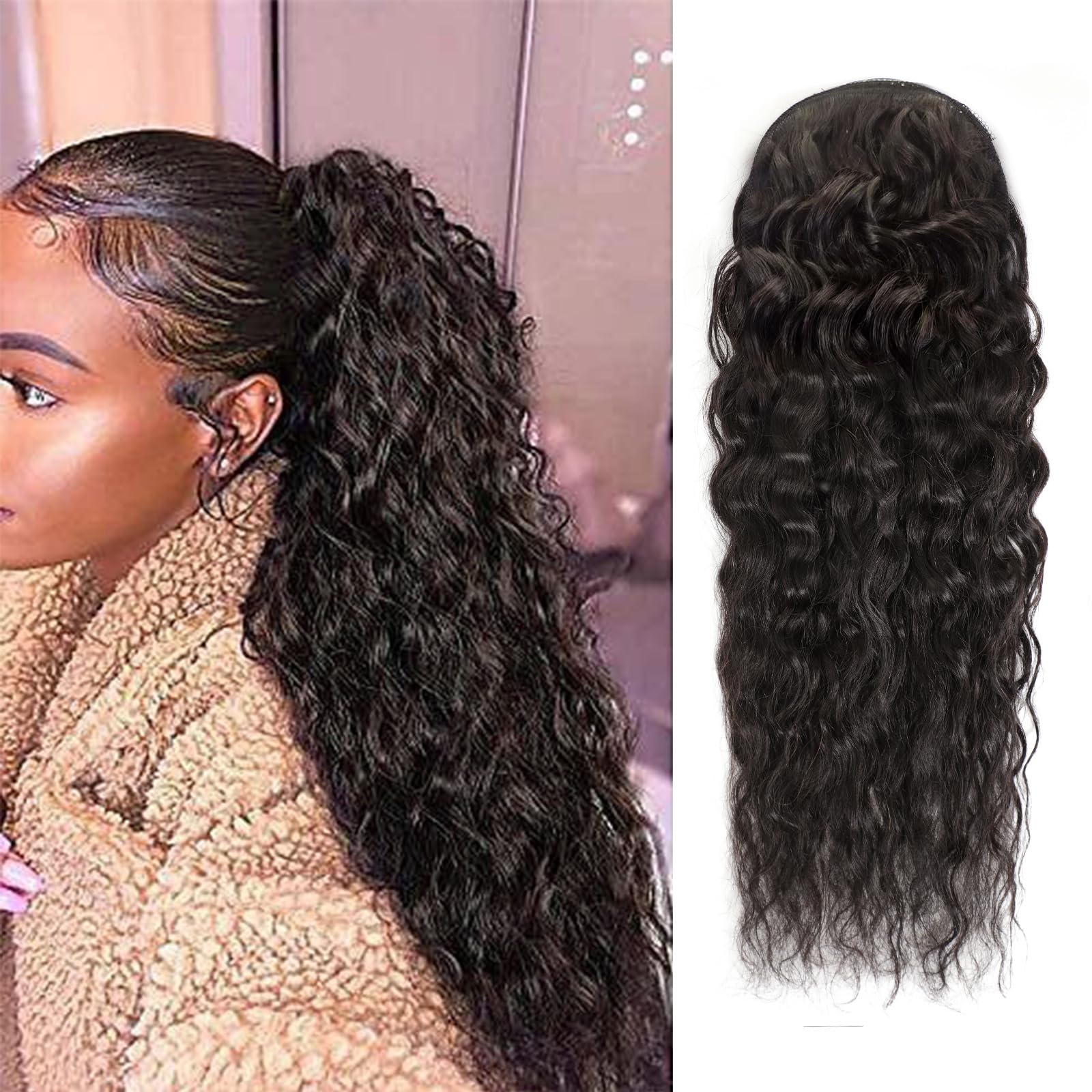 Seamless Clip In Hair Extensions Human Hair - Extensiones de Cabello Humano Ondulado Tipo
