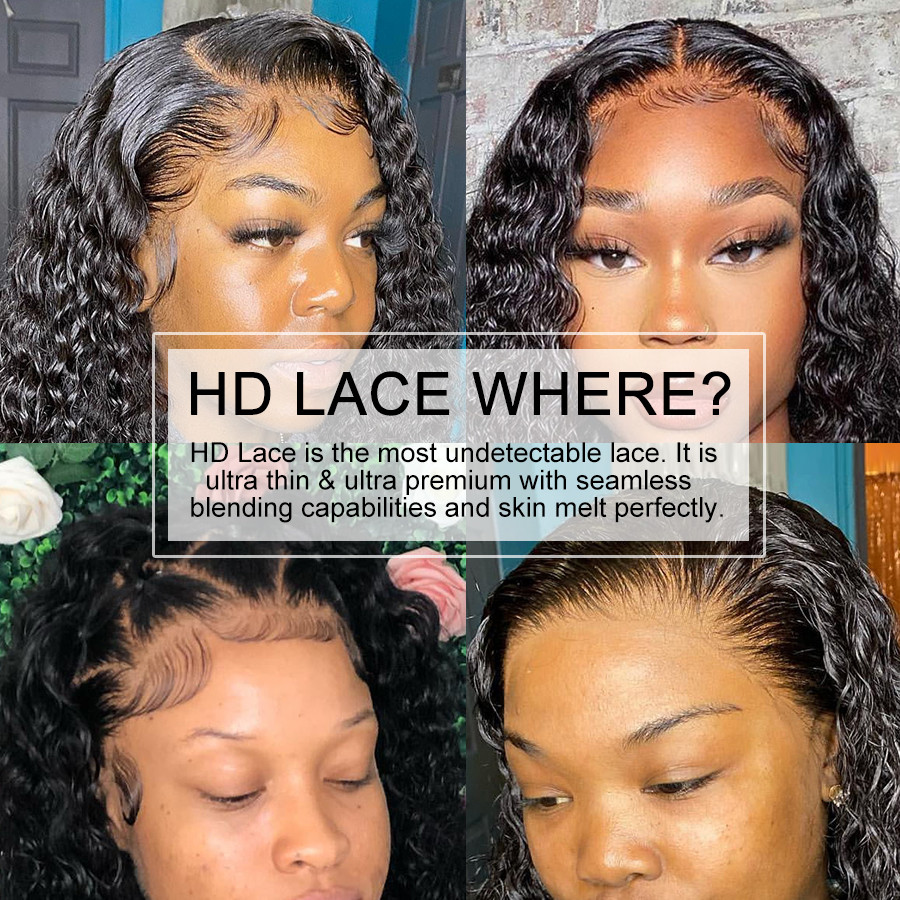 Peluca frontal completa de enc - Hd Lace Frontal Wig Human Hair Pre Plucked reseña y precio