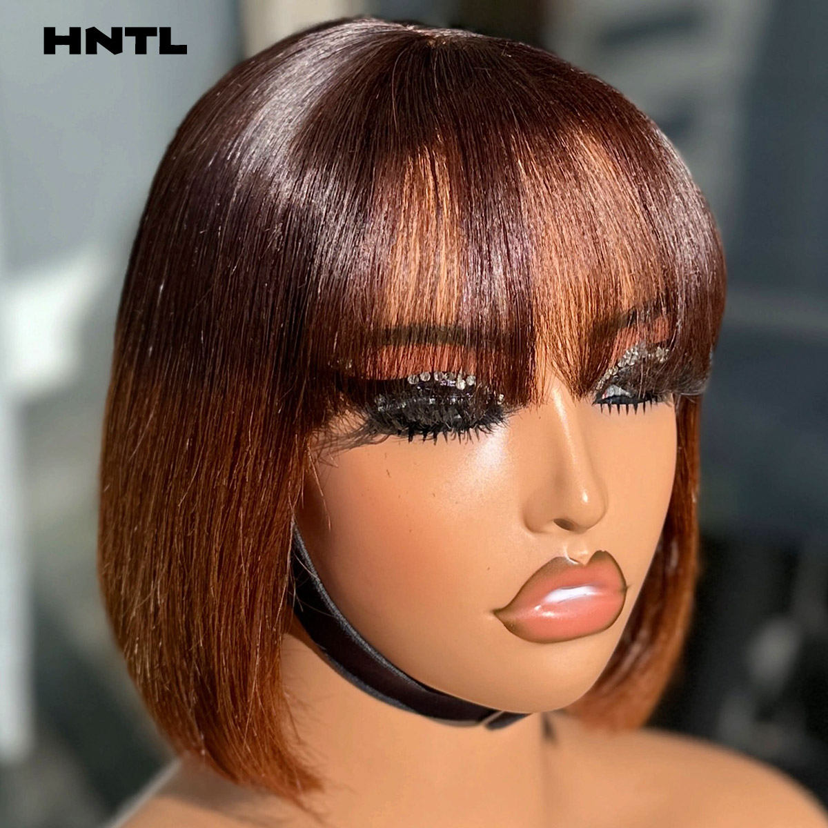 Peluca Bob con flequillo Wear  - Glueless Wear And Go Human Hair Wig reseña y precio