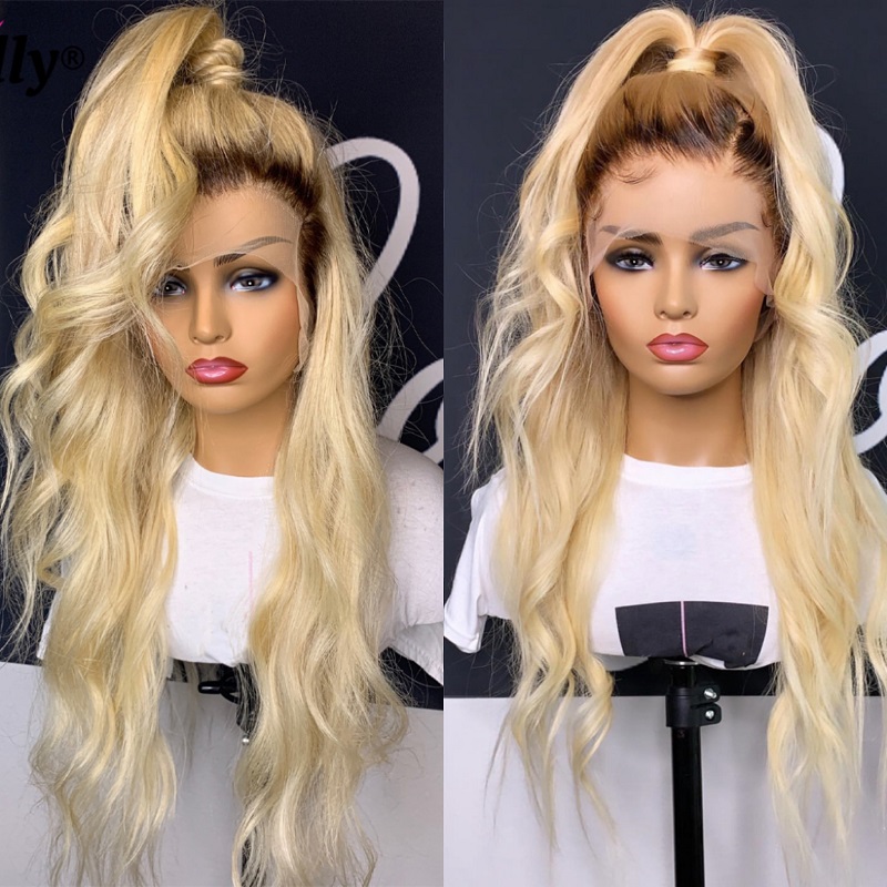 1B 613 Peluca de cabello human - 613 Blonde Body Wave Lace Front Wig reseña y precio