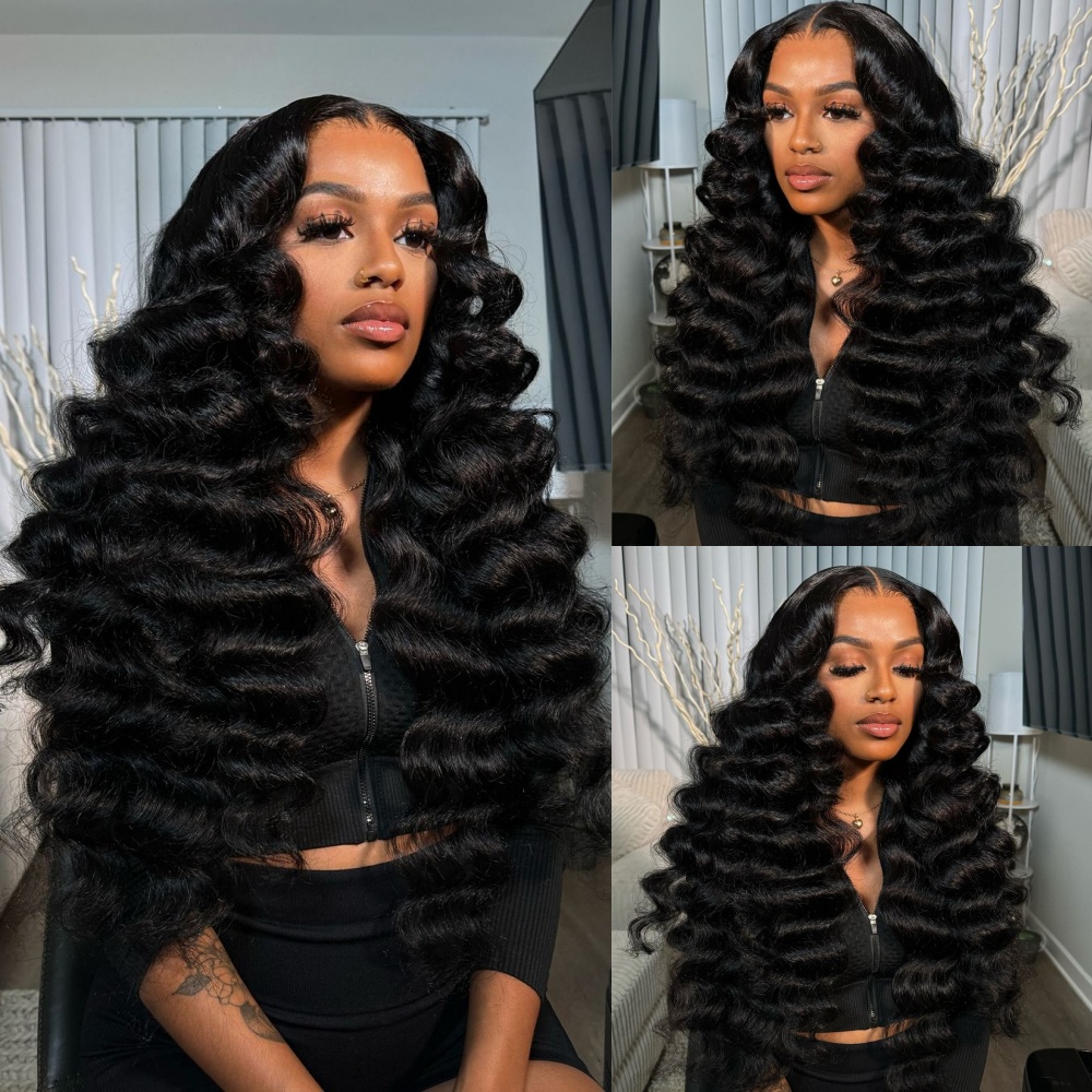 Paquetes de cabello humano ond - Deep Wave 3 Bundles With Closure reseña y precio