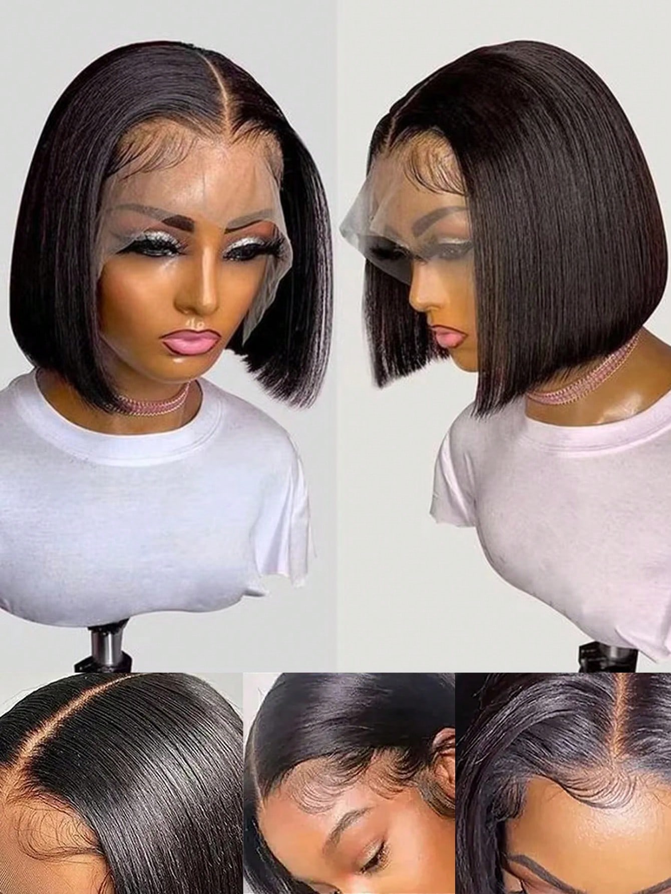 Pelucas Gowik con Frontal de E - Pre Parted 13X4 Lace Front Bob Wig reseña y precio