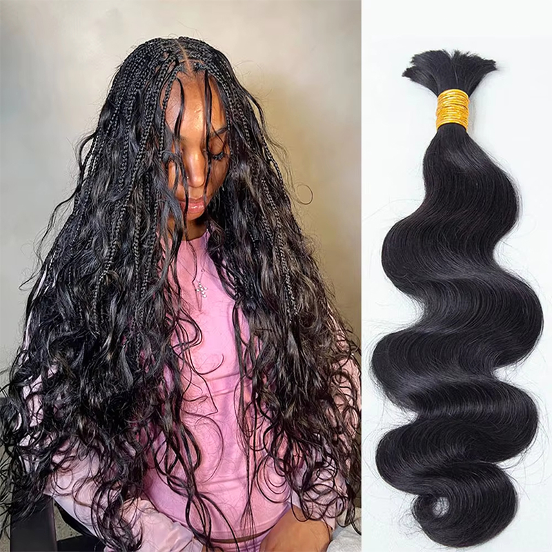 12A 12-30 Pulgadas 1-5 Piezas  - Water Wave Bulk Human Hair For Braiding reseña y precio