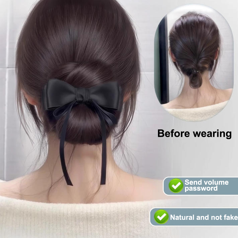 Postizo de moño bajo sintético - Claw Clip Messy Bun Hair Piece reseña y precio