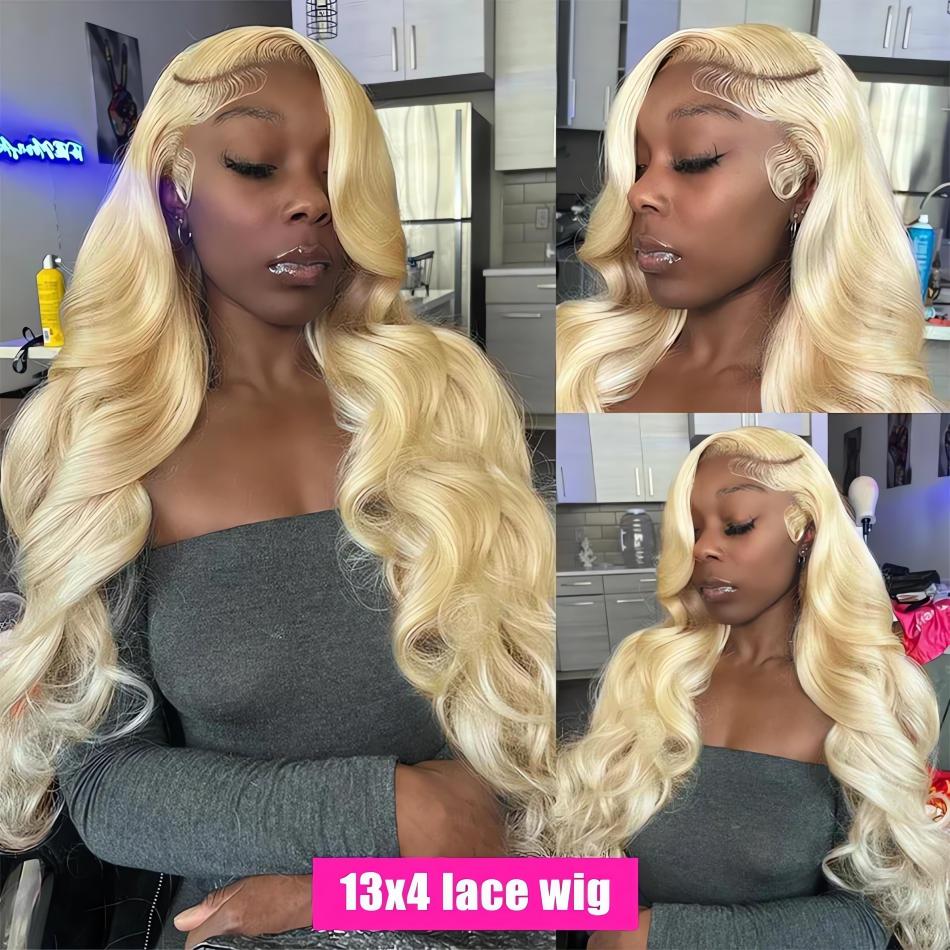 Pelucas de Cabello Humano con  - 613 Blonde Body Wave Lace Front Wig reseña y precio