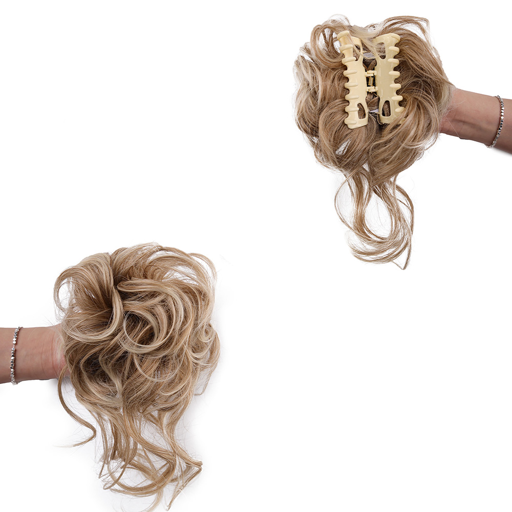 Extensiones de cabello sintéti - Claw Clip Messy Bun Hair Piece reseña y precio