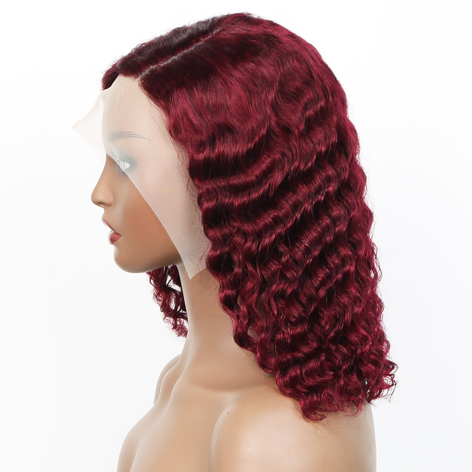 Peluca Bob Corta Ondulada de C - Glueless Wear And Go Human Hair Wig reseña y precio