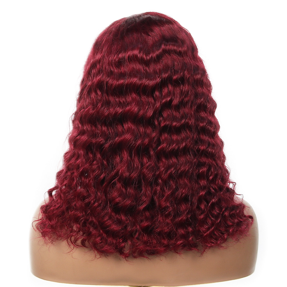 Peluca Bob Corta Ondulada de C - Glueless Wear And Go Human Hair Wig reseña y precio
