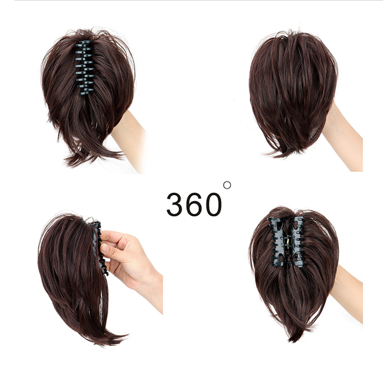 Pieza de pelo sintético para m - Claw Clip Messy Bun Hair Piece reseña y precio