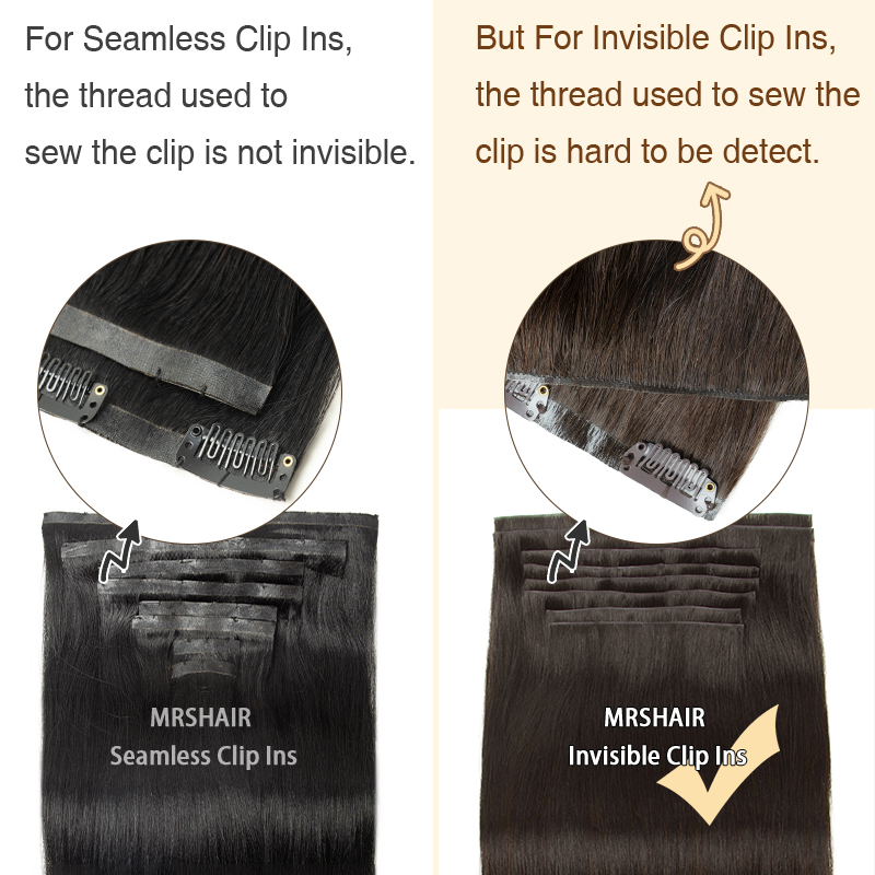 Human Hair Invisible PU Clip I - Invisible Tape In Extensions Real Hair reseña y precio