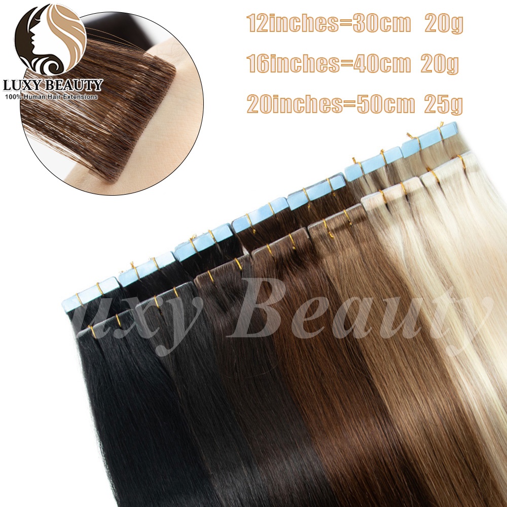 Extensiones de Cabello Adhesiv - Invisible Tape In Extensions Real Hair reseña y precio