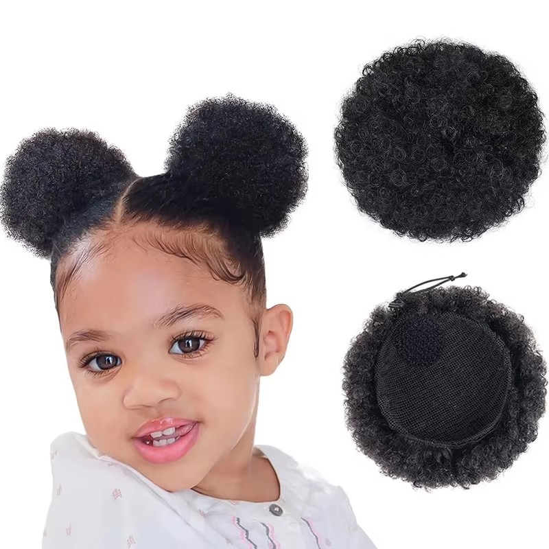 1 unidad/paquete, coleta de pe - Drawstring Afro Curly Puff Ponytail reseña y precio