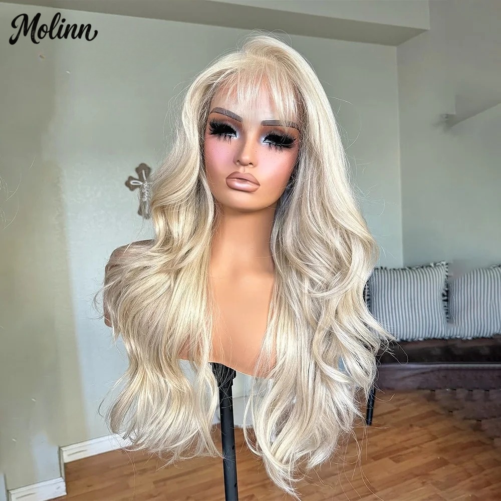 Peluca de encaje frontal 13x4  - 613 Blonde Body Wave Lace Front Wig reseña y precio