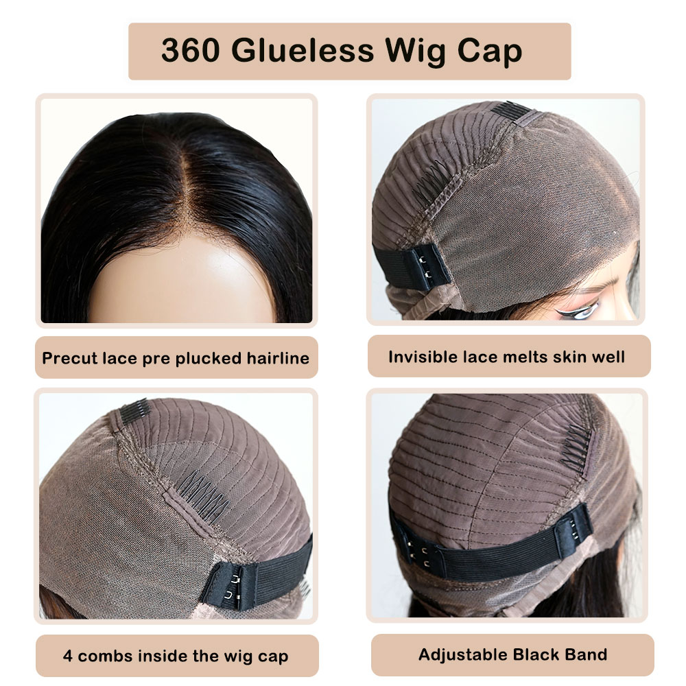 Peluca de cabello humano brasi - Human Hair Wigs reseña y precio